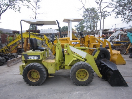 ขาย รถตักเล็ก MITSUBISHI รุ่น WS200L มือสองญี่ปุ่น