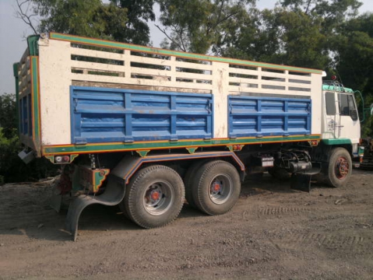 ขายรถ 10 ล้อ 2 เพลา กระบะเหล็กดั้มดิน MITSUBISHI MMTFN  527EVC 6D16 ยูโรวัน ปี.46 มี ระบบลำโพงลากลูก สวยจัด สนใจจองด่วน