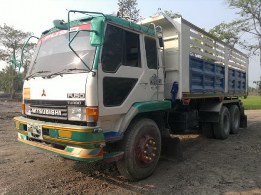 ขายรถ 10 ล้อ 2 เพลา กระบะเหล็กดั้มดิน MITSUBISHI MMTFN  527EVC 6D16 ยูโรวัน ปี.46 มี ระบบลำโพงลากลูก สวยจัด สนใจจองด่วน