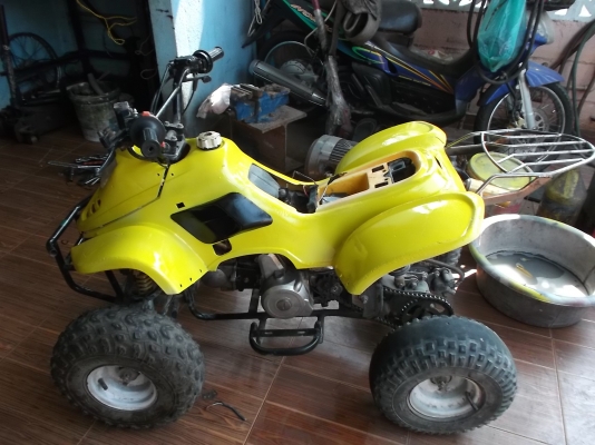 ATV 90cc ใช้งานได้ปกติ เครื่องติดขี่ได้ เกียร์ออโต้ บีดอย่างเดียว 8500