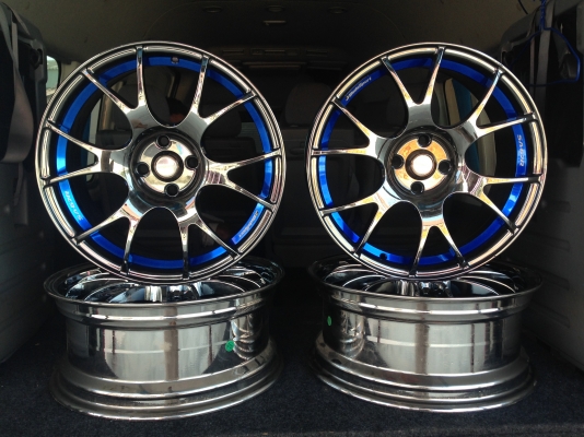 แม็กมือสอง โรงงานสภาพดี ขอบ 17/7 4/100  ชุดละ 7,000 บาท ( 4 วง )