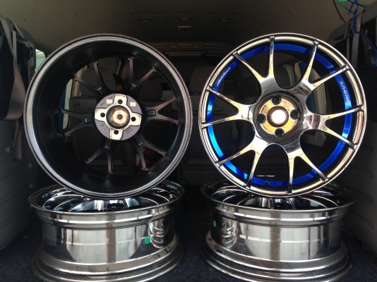 แม็กมือสอง โรงงานสภาพดี ขอบ 17/7 4/100  ชุดละ 7,000 บาท ( 4 วง )