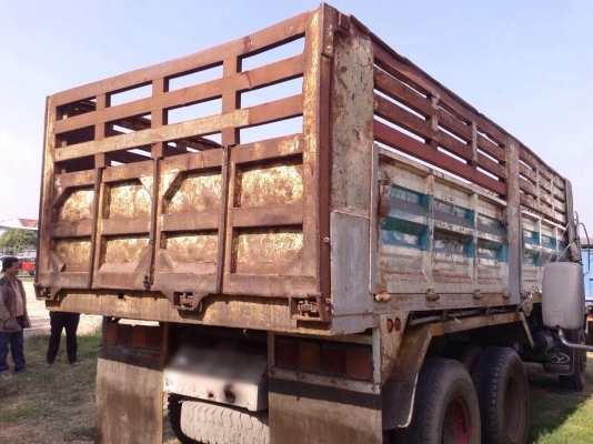 ขายรถบรรทุกสิบล้อดัมพ์ MITSUBISHI MA เครื่องเดิม 6D16-195 แรง 2 เพลา กระบะดัมพ์เหล็ก