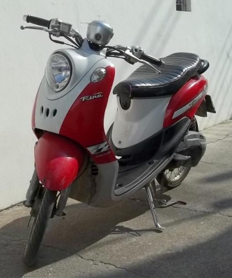 ขาย Yamaha Fino สีแดง จดปี 2551 ทบ หมด ม.ค.58 ขาย 10,900.-
