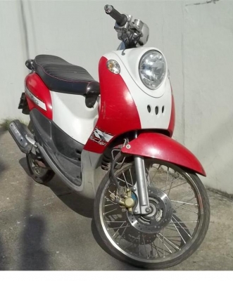 ขาย Yamaha Fino สีแดง จดปี 2551 ทบ หมด ม.ค.58 ขาย 10,900.-