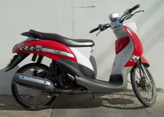 ขาย Yamaha Fino สีแดง จดปี 2551 ทบ หมด ม.ค.58 ขาย 10,900.-