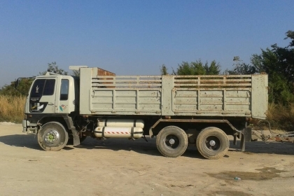 10ล้อดั้มHINO FM3M พ.ย ปี39 ติดก็าซ NGV ดั้มแม่ลูก สามมิตร