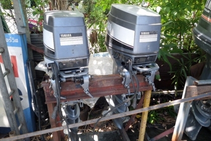 ...เครื่องเรือ YAMAHA 30 แรง 3 สูบ  นำเข้าจากญี่ปุ่น เครื่องติดได้ แต่น้ำไม่ออก ครับ  ต้องเปลี่ยนยางปั๊มน้ำ มี 2 เครื่อง เครื่องละ 27500 ราคาต่อรองได้