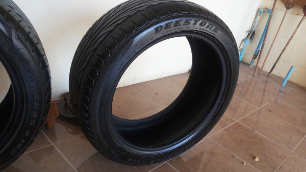 ยางดีสโตนปี14 205/45/16 ใส่ได้ไม่ถึง500กิโลเมตร