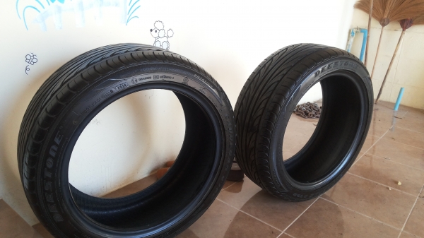 ยางดีสโตนปี14 205/45/16 ใส่ได้ไม่ถึง500กิโลเมตร