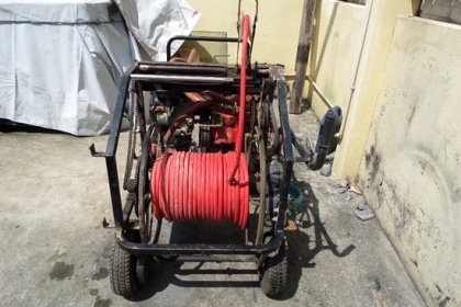 ขาย เครื่องฉีดพ่นยา KAWASAKI FE120 ขับเคลื่อนอัตโนมัต  สายยางกรอกลับได้ ราคา 15,500