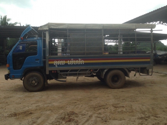 ขายรถ6ล้อรั้วสเตเลส ISUZU JAANPR59LL-7101582 เครื่อง 4BD1 115 แรงม้า สนใจโทร 081-970-1072