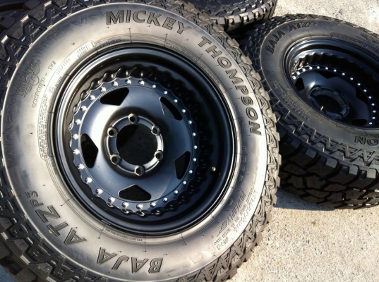 ยาง Mickey Thompson ATZp3 ขนาด 265 75 r16 +แม็กลาย Work