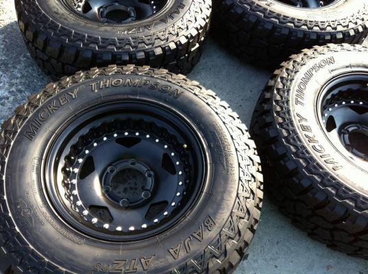ยาง Mickey Thompson ATZp3 ขนาด 265 75 r16 +แม็กลาย Work