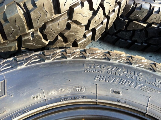 ยาง Mickey Thompson ATZp3 ขนาด 265 75 r16 +แม็กลาย Work
