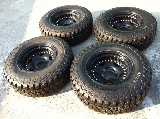 ยาง Mickey Thompson ATZp3 ขนาด 265 75 r16 +แม็กลาย Work