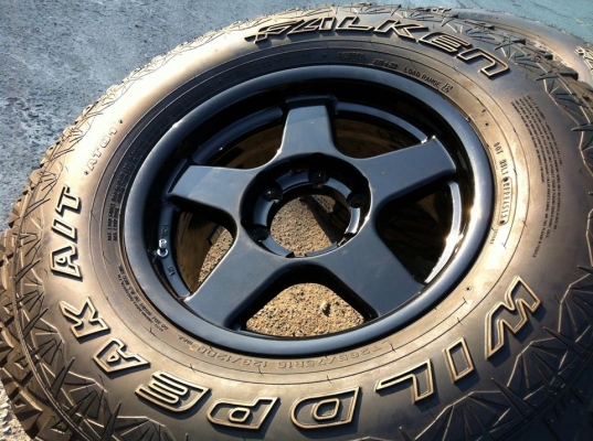 ยาง FALKEN Wildpeak A/T 265 75 r16 พร้อมแม็กลาย ฺBradley ขอบ16 x8 ยาง FALKEN Wildpeak A/T 265 75 r16 พร้อมแม็กลาย ฺBradley ขอบ16 x8