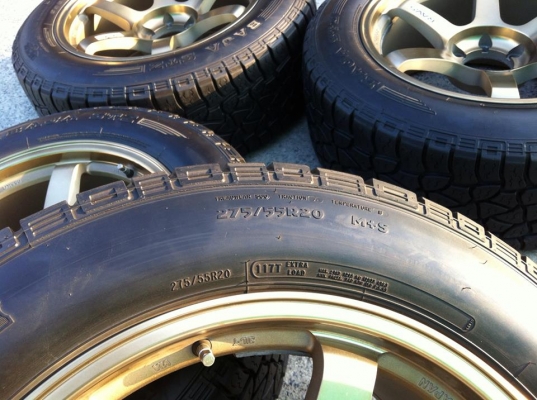 ขาย Mickey Thomson STZ ขนาด 275 55 r20 +แม็ก TE37 ก้านยก 20x10