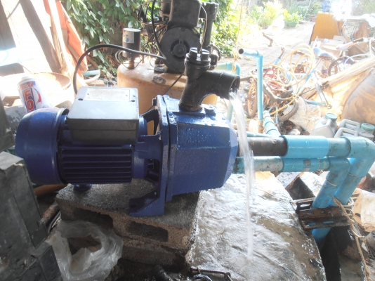 ปั๊มน้ำ 2 ท่อ ระบบเจ็ท ดูดน้ำลึก ส่งน้ำไกล