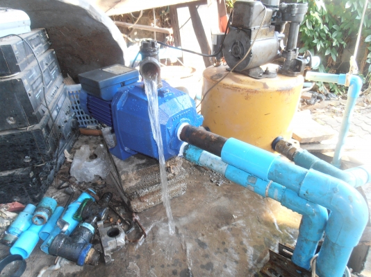 ปั๊มน้ำ 2 ท่อ ระบบเจ็ท ดูดน้ำลึก ส่งน้ำไกล
