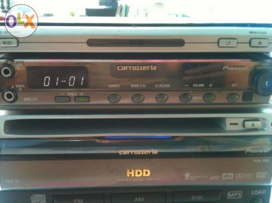 ขายPioneer AVIC-V7 AVIC-H9 จอสไลด์ DVD MP3 HDD