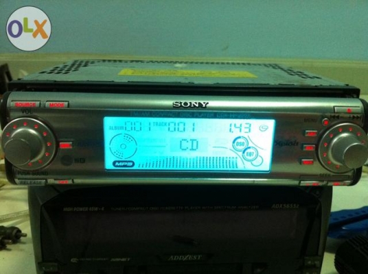 ขายSony CDX-MP200X รุ่นใหญ่ 24bit Mp3 CD จอไลด์ไฟฟ้า