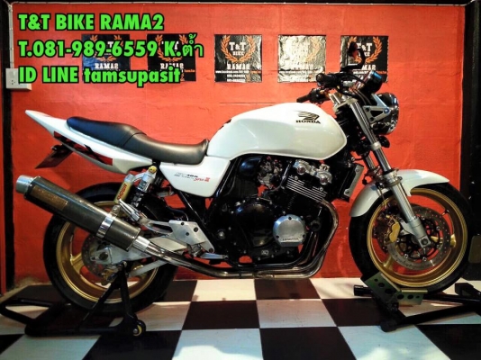 T&amp;T BIKE RAMA2 ทะเบียนแท้เพียง139000฿HONDA CB400 V-TEC1 แต่ง V-TEC3 สวยๆ ทะเบียนแท้จด สมอ.โอนทุกขนส่ง ภาษี พรบ.58เลขสวย ตรงรุ่น400คับ รถสวยกริปเครื่องจบคับ