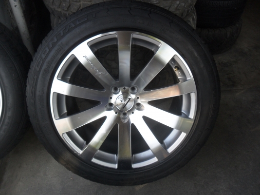 ล้อแม็ก 19นิ้ว5รู114 พร้อมยาง สวยๆ 4 ล้อ ราคา 9800 บาท