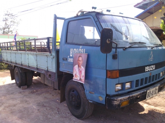 หกล้อ อีซูซุ NPR 110เกียร์ power ยาว5เมตร สภาพดีพร้อมใช้งาน ทะเบียนพร้อมโอน