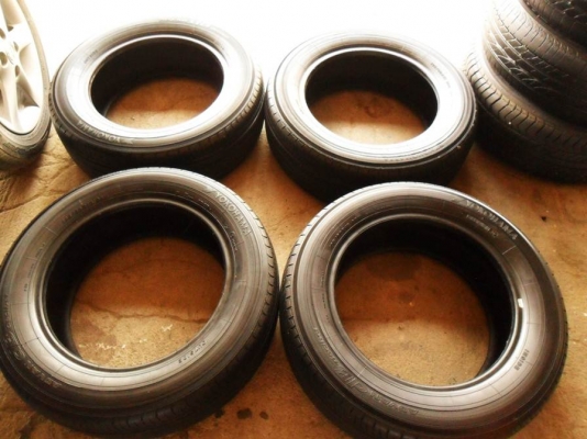 ยางโยโกฮาม่า195-60-R15กลางปี13ดอกหนามาก90\% ยางโยโกฮาม่า195-60-R15กลางปี13ดอกหนามาก90\%