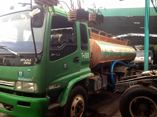 ขายรถบรรทุกน้ำISUZUรุ่นFVM33M,1เพลา195แรงม้า