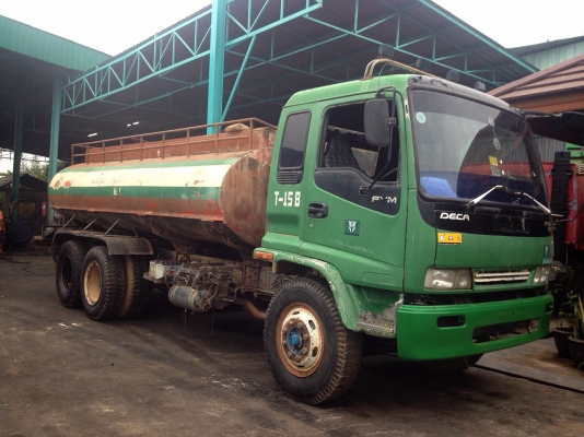 ขายรถบรรทุกน้ำISUZUรุ่นFVM33M,1เพลา195แรงม้า