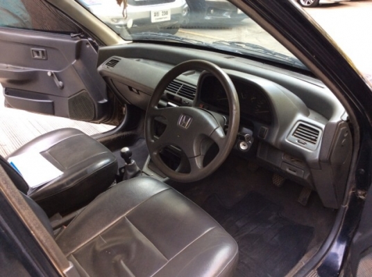 ขายรถhonda civic ปี91 เครื่องเดิท1.5 เกียร์ธรรมดา ติดแก๊ส LPG ภายในสวยเดิม เบาะหนังแอร์เย็นฉ่ำ สีเต็มเงาไม่มีผุ เครื่องแน่นวิ่งดี เกียร์แน่น รถขับดี พร้อมใช้ครับ ภาษีปี58 ขายถูกครับ