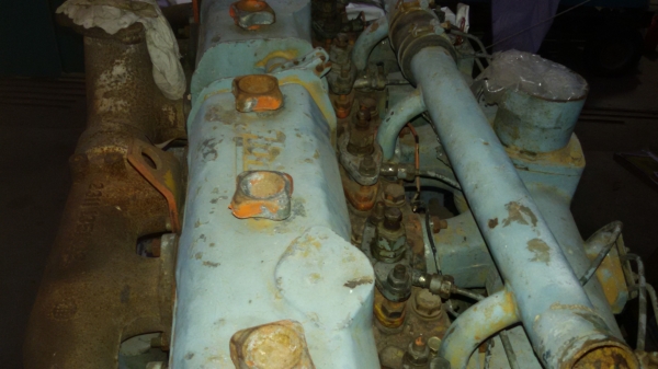 ขายเครื่องฮีโนDK10พร้อมไดปั่นไฟ100kva