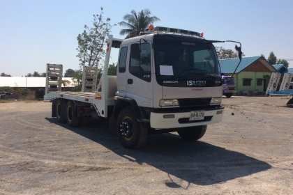 10ล้อบรรทุกรถเกี่ยว ISUZU DECA ปี45เครื่อง6HH ยางใหม่10เส้น