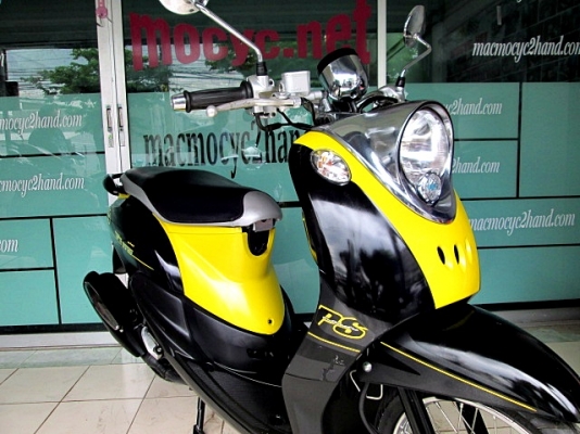 Fino PS สีเหลืองดำ รถเดือน ส.ค.ปี 56 รุ่นขายดี ไมล์ 1พันโล  ของแถม 3 รายการ 23900