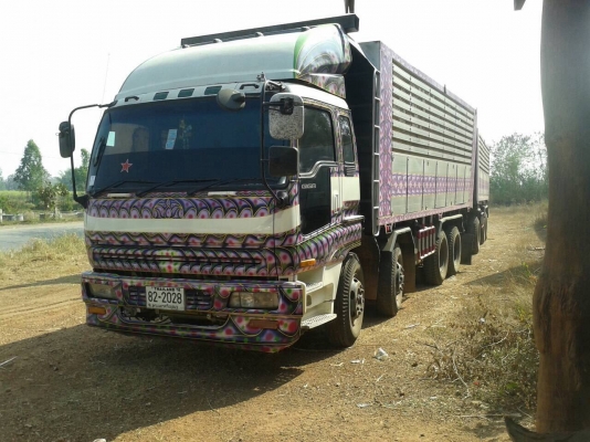 ขายพ่วงแม่ลูกดั้มสภาพสวย ISUZU GIGA เครื่อง 6WA1 360 แรงม้า แอร์เย็น ทะเบียนพร้อมโอน