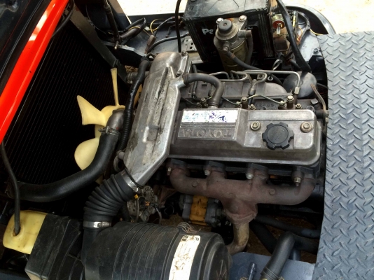 ขายรถโฟล์คลิฟท์  TOYOTA 6FD25 เสาสูง 3 เมตร ขนาด2.5ตัน ติดต่อ 086-775-7900 086-324-1992