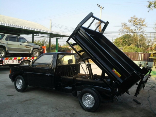 รถกระบะ ปิคอัฟดั้มพ์ นิสสัน Big M กระบะเปิดได้ 3ด้าน ดั้มพ์ใหม่ ระบบไฟฟ้า