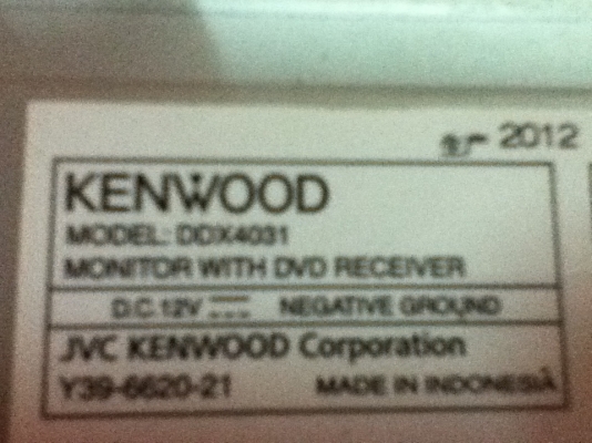 ขายวิทยุ 2 Din KENWOOD รุ่น DDX-4031 เล่น DVD,USB,MP3,CD สภาพสวยๆ รับประกันคุณภาพ!! ขายวิทยุ 2 Din KENWOOD รุ่น DDX-4031 เล่น DVD,USB,MP3,CD สภาพสวยๆ รับประกันคุณภาพ!!