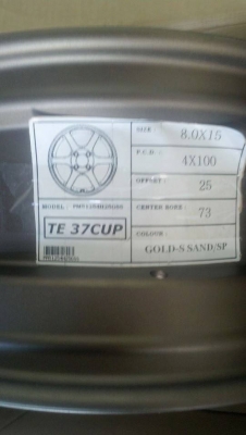 แม็กใหม่ TE37 งานเทียบแท้ ขอบ 15 กว้าง 8 ราคา 8900