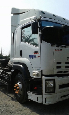 รถอีซูซุ 10 ล้อหัวลาก GXZ  360 แรงม้า. ปี 55  ( รถวิ่ง 2xx,xxx กม. )    สนใจติดต่อ  081 - 6079515