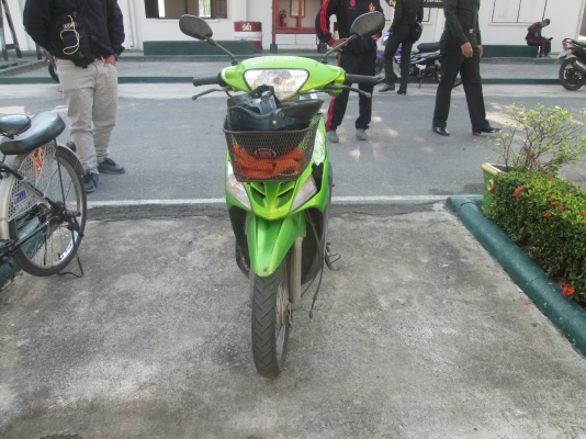 ขายมอไซดยามาฮ่ามีโอขายตามสภาพทะเบียนขาดหาไม่เจอ ทำสัญญาซื้อขายให้ครับขาย5500บาท