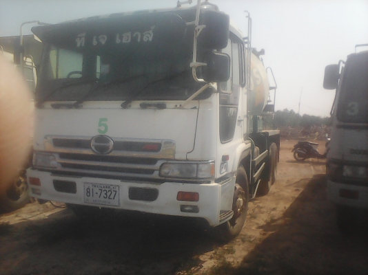 สิบล้อ HiNo-2เพา รถบรรทุกโม่ปูน สภาพดีสวยพร้อมใช้งาน ทะเบียนพร้อมโอน