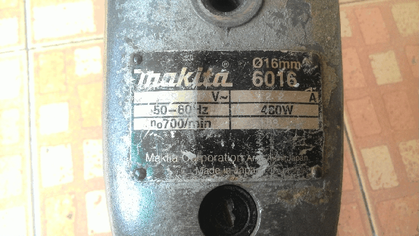 ขายสว่านรอบช้า MAKITA 6016 16mm.(5/8")DRILL.