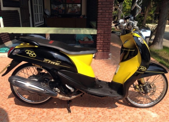 ขาย Yamaha fino จดปี56 รถแต่งภายนอกเครื่องเดิมๆชัวรับประกัน