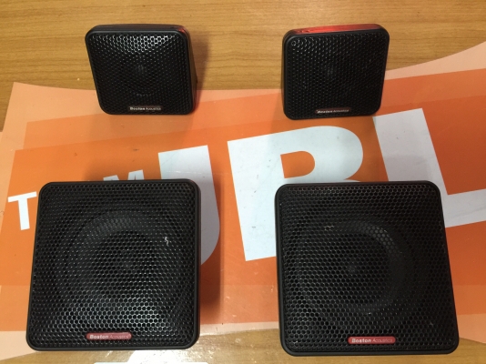 ขายลำโพง Boston Acoustics 4" แยกชิ้นกลางแหลม u.s.a.แท้