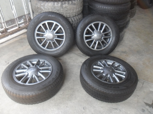 ล้อแม็ก 16นิ้ว 6รู อีซูสุ พร้อมยาง สวยๆ 4 ล้อ ราคา 8900 บาท