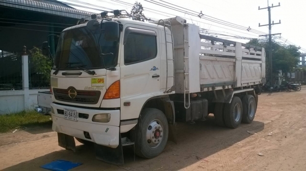 ขาย HINO MEGA 320 ดั้มสามมิตร มีระบบลากพ่วง ขายทั้งสดและผ่อน ทะเบียนพร้อมโอน