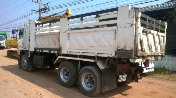 ขาย HINO MEGA 320 ดั้มสามมิตร มีระบบลากพ่วง ขายทั้งสดและผ่อน ทะเบียนพร้อมโอน